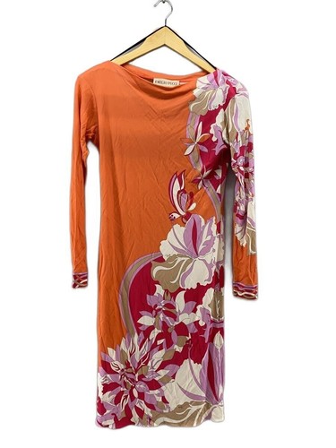 Emilio pucci orange floral - emilio,